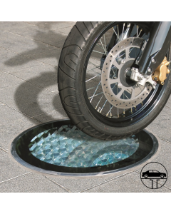 Powerdaylight Ø53cm Cradle  verre carrelable partie extérieure