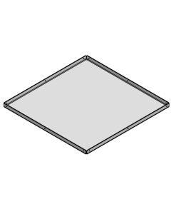 Powerdaylight Ø53cm diffuseur système plafond dalles 60 x 60 cm 