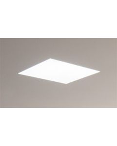 Powerdaylight Ø 53 cm diffuseur « encastré » carré, avec bord en stuc de 11 mm