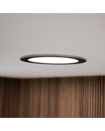 Powerdaylight Ø25cm diffuseur rond en saillie noir partie intérieure