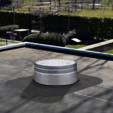 Powerdaylight Ø53cm Cradle toit plat partie extérieure