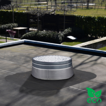 Powerdaylight Ø53cm Cradle toit plat Eco partie extérieure