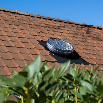 Powerdaylight Ø53cm Cradle verre toit incliné partie extérieure 