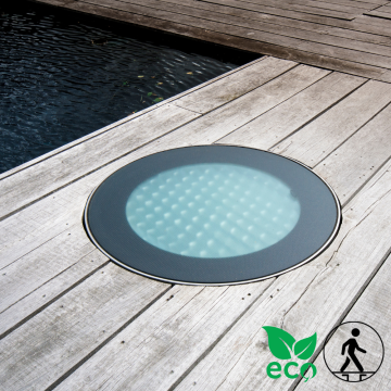 Powerdaylight Ø35cm Cradle Eco verre piétinable  partie extérieure