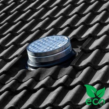 Powerdaylight Ø35cm Cradle Eco verre toit incliné partie extérieure 