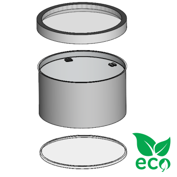 Powerdaylight Ø35cm Cradle Eco sans solin partie extérieure