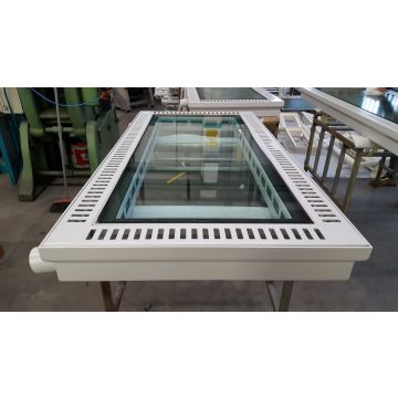 Lucernario avec verre clair