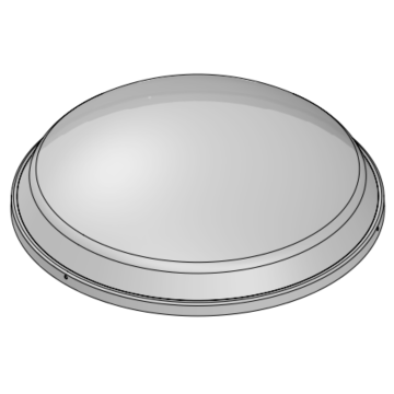 Powerdaylight Ø25cm dôme en Polycarbonate