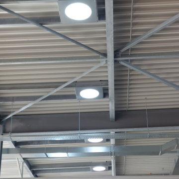 Powerdaylight &Oslash;53cm diffuseur rond suspendu  partie int&eacute;rieure