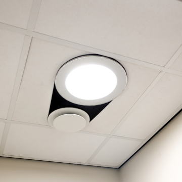 Powerdaylight &Oslash; 35 cm ventilatie set hellend dak wit