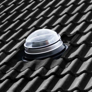 Powerdaylight Ø 25cm toit incliné partie extérieure 