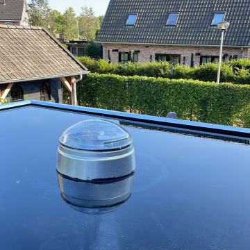 Powerdaylight Ø 53cm solin toit plat partie extérieure 