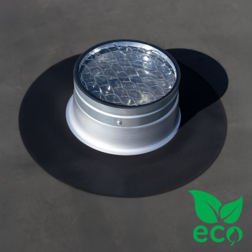 Powerdaylight Ø35cm Cradle toit plat Eco partie extérieure