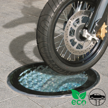 Powerdaylight Ø35cm Cradle Eco  verre carrelable partie extérieure