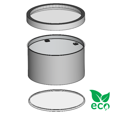 Powerdaylight Ø53cm Cradle Eco sans solin partie extérieure