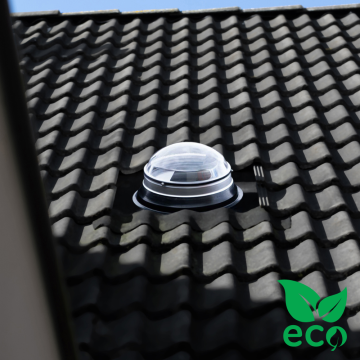 Powerdaylight Ø 35cm toit incliné Eco partie extérieure 